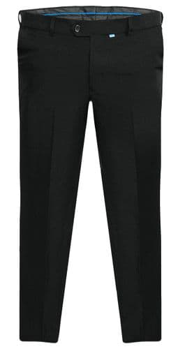 D555 COMFORT FLEXI WAIST TROUSERS BLACK  (42 to 60 inch waist)