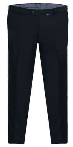 D555 COMFORT FLEXI WAIST TROUSERS NAVY (42 to 60 inch waist)