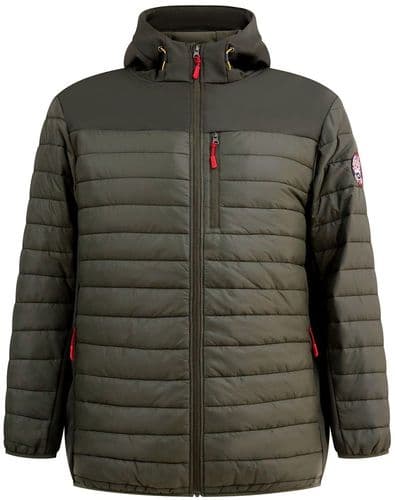 D555 HYBRID QUILTED & SOFTSHELL JACKET