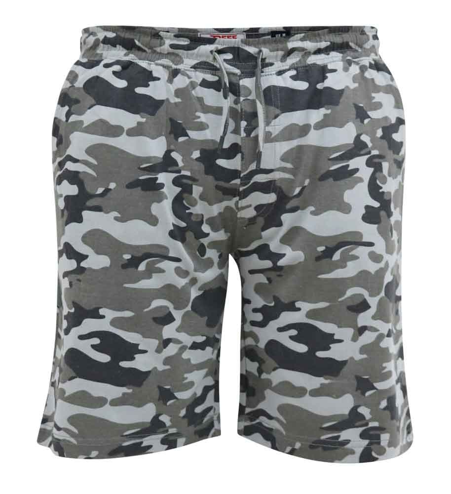 D555 JERSEY CAMO SHORTS