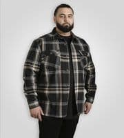 D555 check Shirt 3xl 4xl 5xl 6XL long sleeve