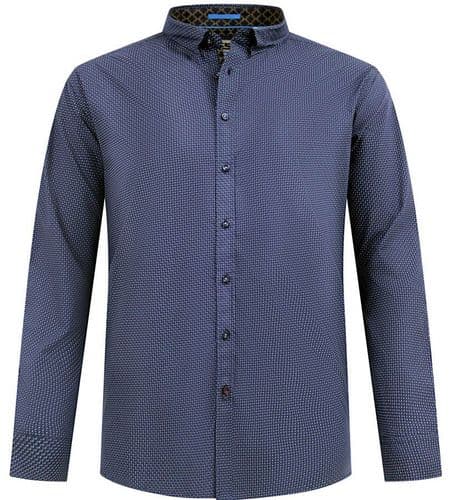D555 LONG SLEEVED MICRO PATTERN SHIRT