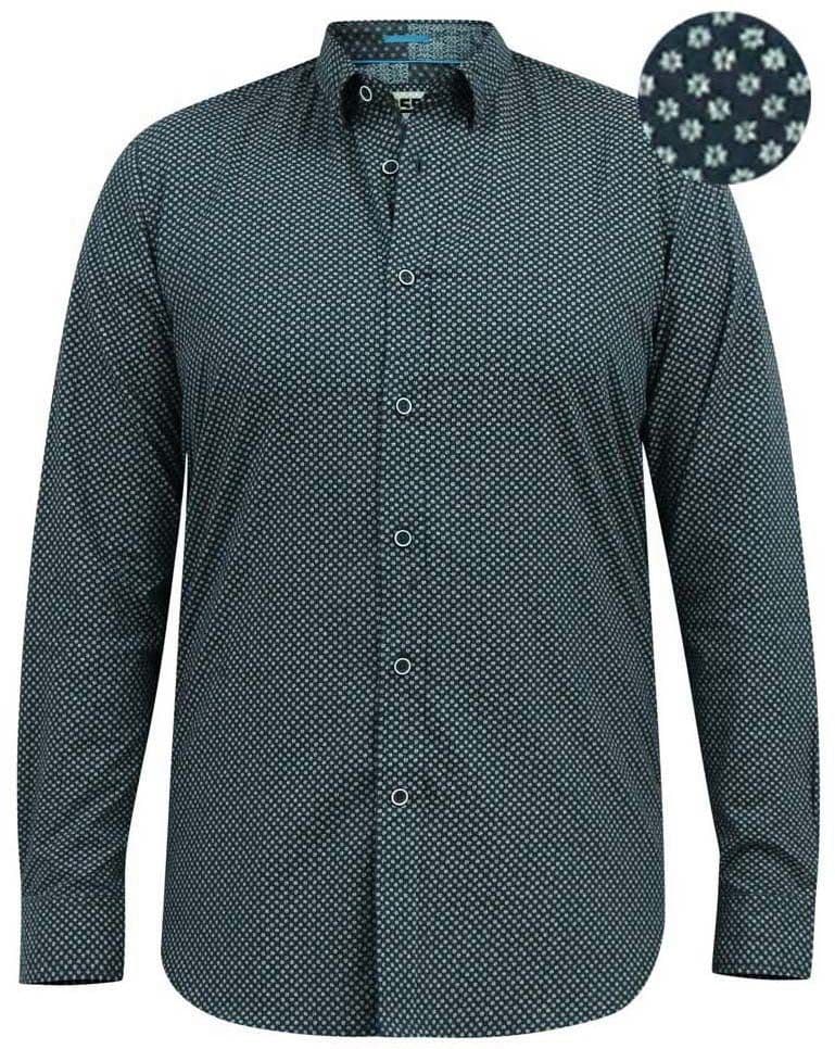 D555 LONG SLEEVED PATTERNED SHIRT - JACOB