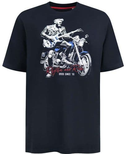 D555 MOTORBIKE RHYTHM N RIDES T SHIRT