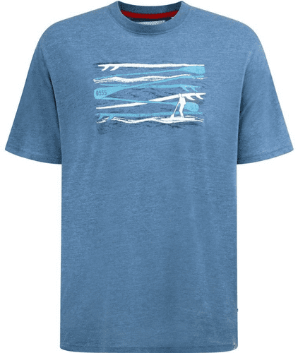 D555 SURFER & WAVES  T SHIRT