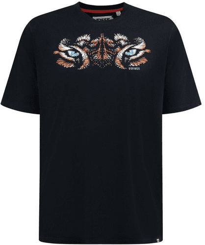 D555 TIGER EYES  T SHIRT