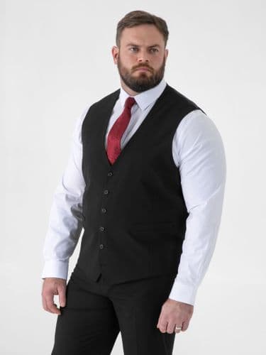 D555 WAISTCOAT - TED BLACK