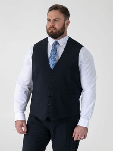 D555 WAISTCOAT - TED NAVY