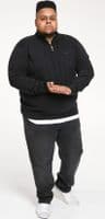 D555 zip neck jumper big size xxl 3xl 4xl 5xl 6xl