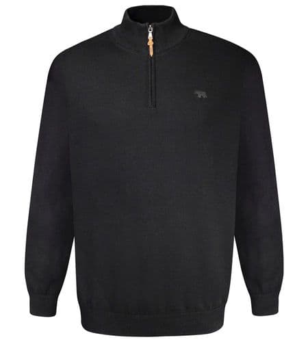 D555 zip neck jumper big size xxl 3xl 4xl 5xl 6xl