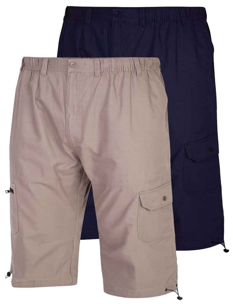 ESPIONAGE 3/4 LENGTH MULTI POCKET SHORTS