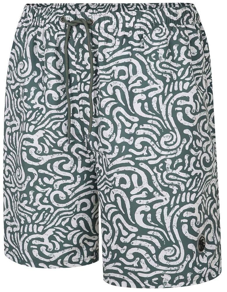 ESPIONAGE ABSTRACT PRINT SWIM SHORT