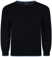 kingsize outsize big size sweater jumper xxl 3xl 4xl 5xl 6xl espionage crew neck