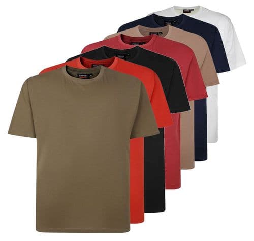 ESPIONAGE COTTON PLAIN CREW NECK T SHIRT