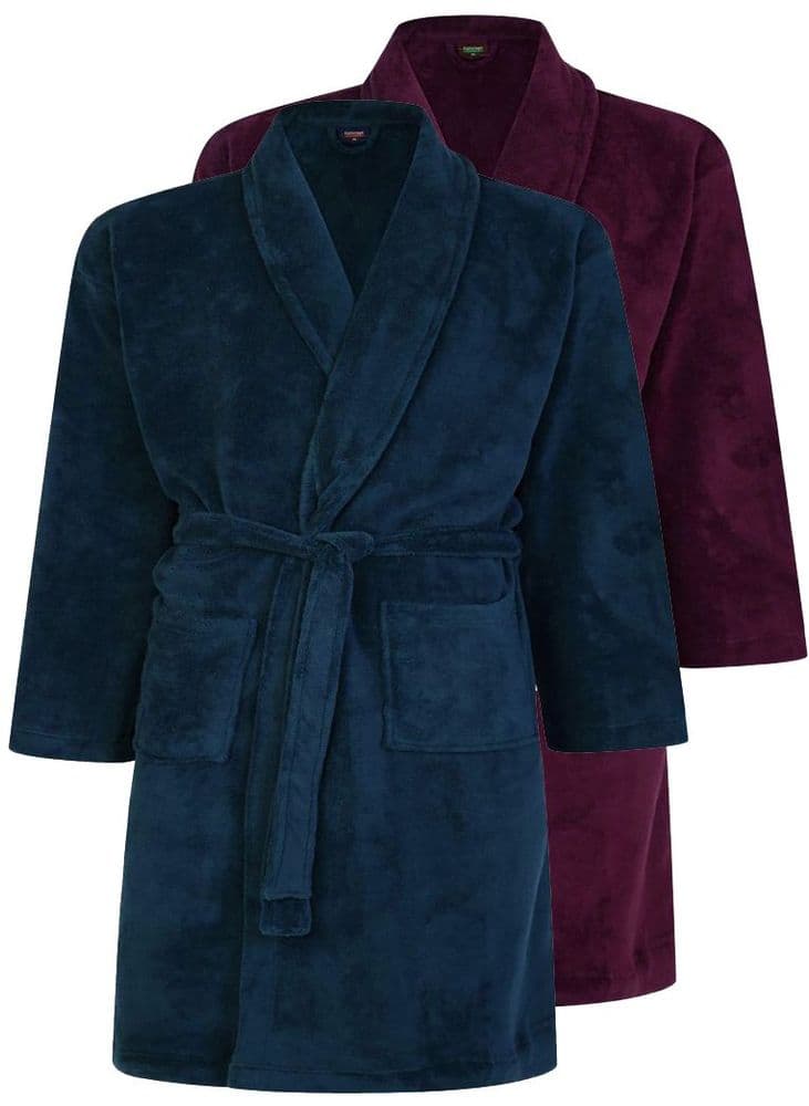 Espionage Fleece Bath Robe / Dressing Gown