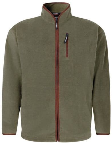 ESPIONAGE -  FLEECE JACKET - OLIVE