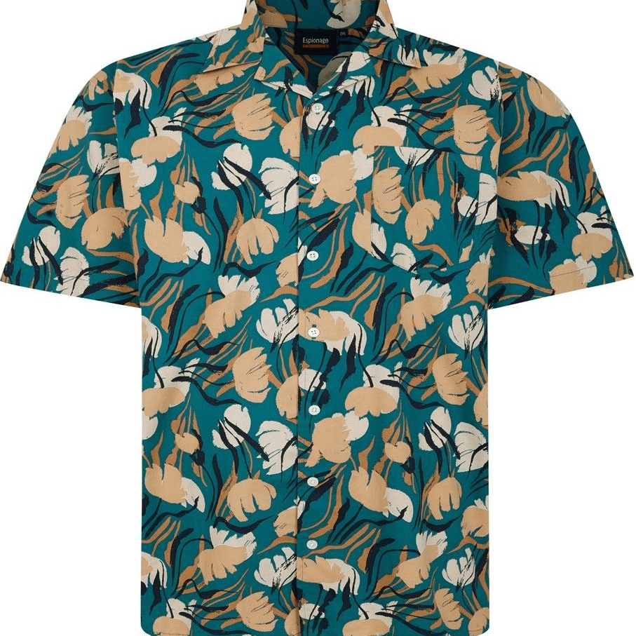 ESPIONAGE FLORAL PRINT SHIRT - NATHAN