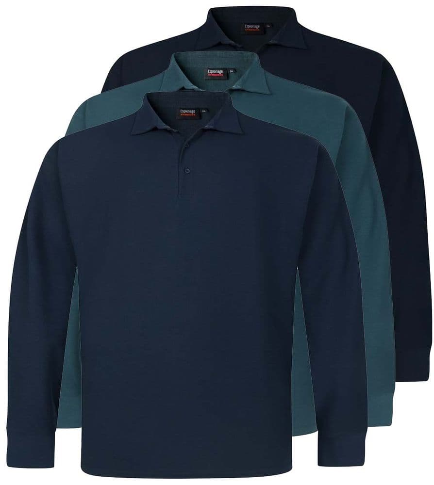ESPIONAGE LONG SLEEVED POLO SHIRT