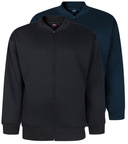 ESPIONAGE MANDARIN COLLAR FULL ZIP SWEATSHIRT