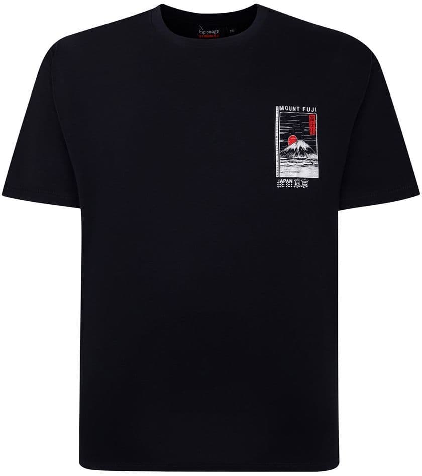 ESPIONAGE MOUNT FUJI BACK PRINT T SHIRT