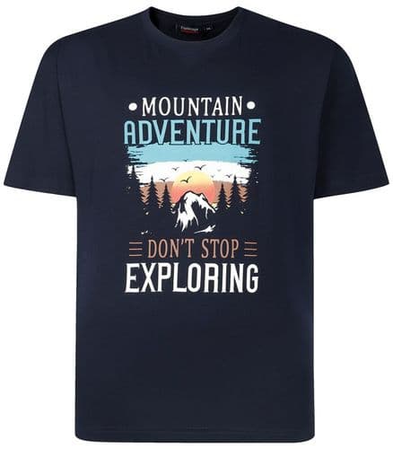 ESPIONAGE MOUNTAIN ADVENTURE PRINT T SHIRT