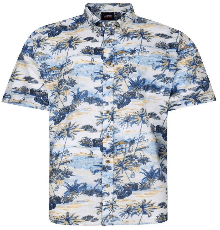 ESPIONAGE PALM PRINT SHIRT