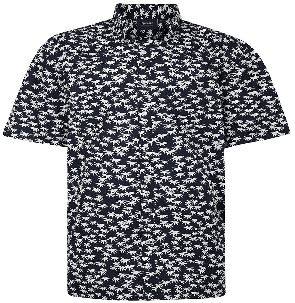 ESPIONAGE PALM TREE PRINT SHIRT