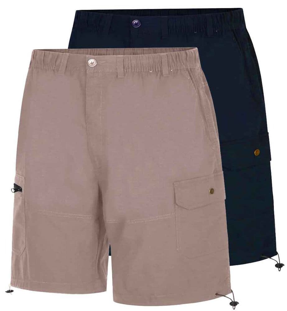 ESPIONAGE RIPSTOP COTTON CARGO SHORTS