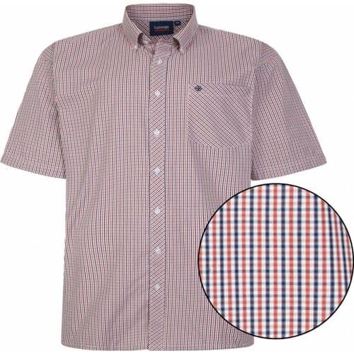 ESPIONAGE SHORT SLEEVED CHECK SHIRT - SCOTT