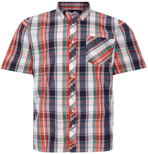 ESPIONAGE SHORT SLEEVED CHECK SHIRT - SPENCER
