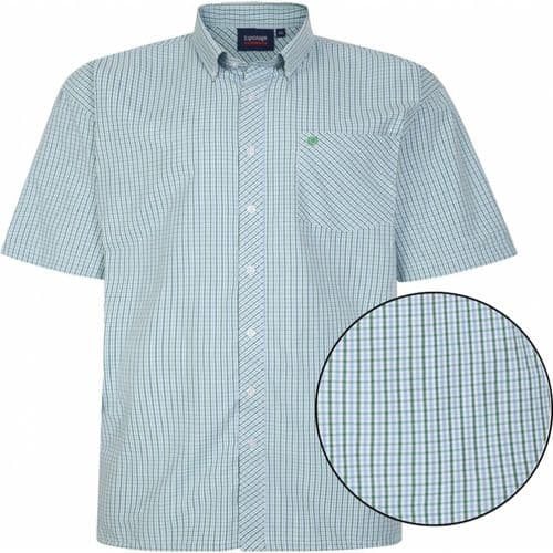 ESPIONAGE SHORT SLEEVED CHECK SHIRT - TRENT