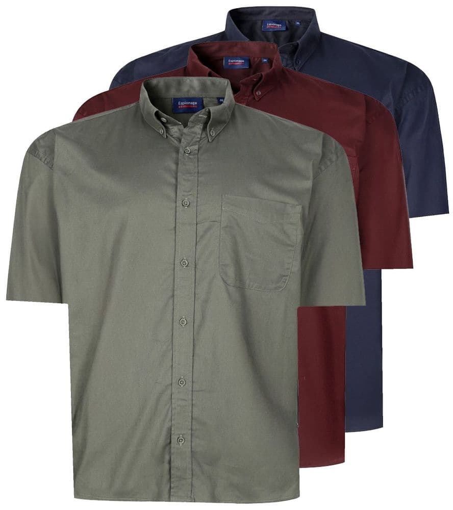 ESPIONAGE - STRETCH FABRIC COTTON TWILL SHIRT