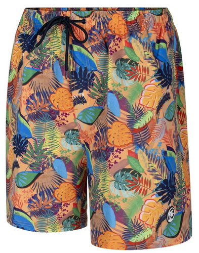 ESPIONAGE TROPICAL PRINT SWIM SHORT
