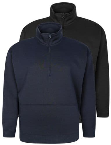 ESPIONAGE ZIP  NECK SWEATSHIRT