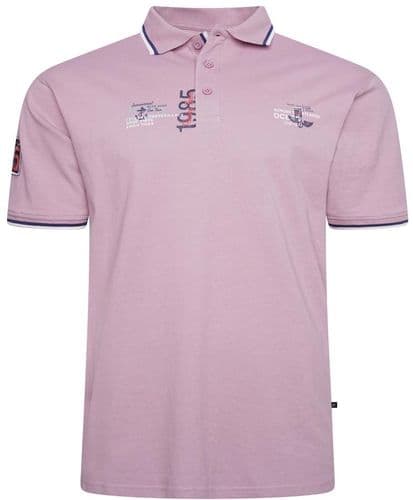 KAM 1985 RACING CLUB POLO SHIRT - MAUVE