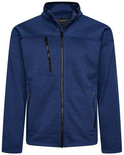 Kam Felpa Con Cappuccio E Cerniera Uomo - 65% Cotone 35% Poliestere, Colore Antracite, Taglia 4XL, Tasche Frontali