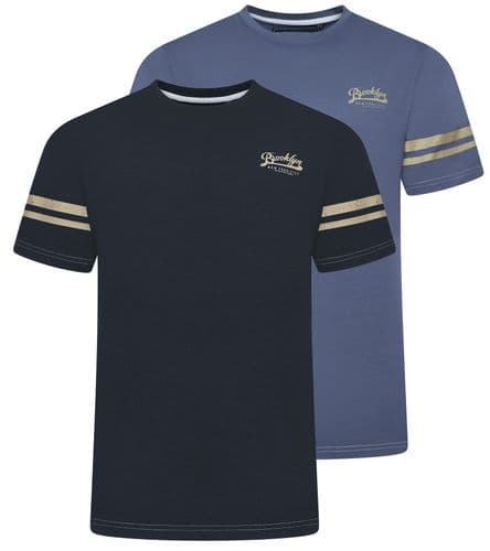KAM BROOKLYN REVERSE PRINT T SHIRT