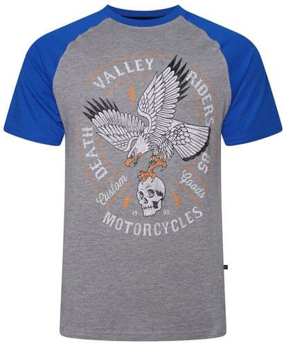 KAM DEATH VALLEY BIKER T SHIRT - GREY