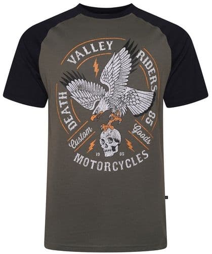KAM DEATH VALLEY BIKER T SHIRT - OLIVE