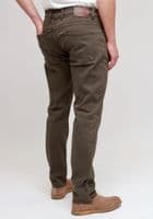 KAM EMBOSSED JEANS - KHAKI