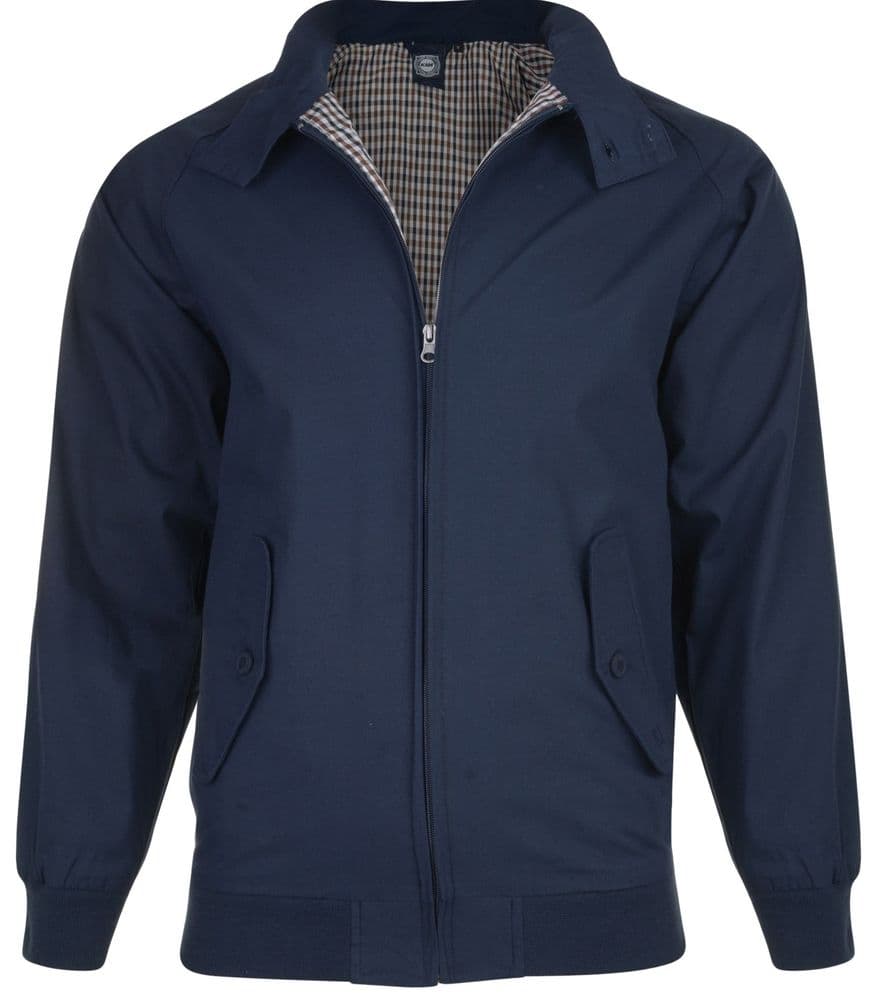KAM - HARRINGTON JACKET - NAVY