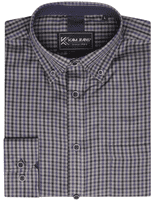KAM check pattern  Shirt 2xl 3xl 4xl 5xl 6XL long sleeve