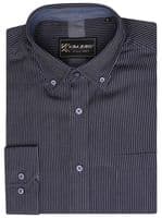 KAM stripe pattern  Shirt 2xl 3xl 4xl 5xl 6XL long sleeve