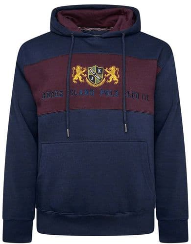 KAM OVER THE HEAD RHODE ISLAND HOODY - NAVY
