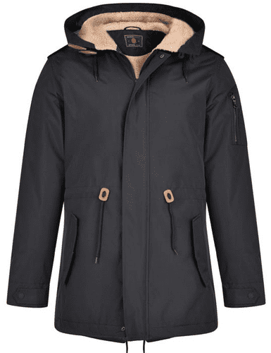 KAM PARKA COAT -BLACK