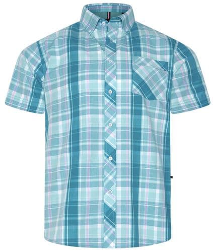 KAM SHORT SLEEVED CHECK SHIRT - RUSS