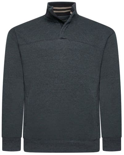 KAM ZIP NECK SWEATSHIRT