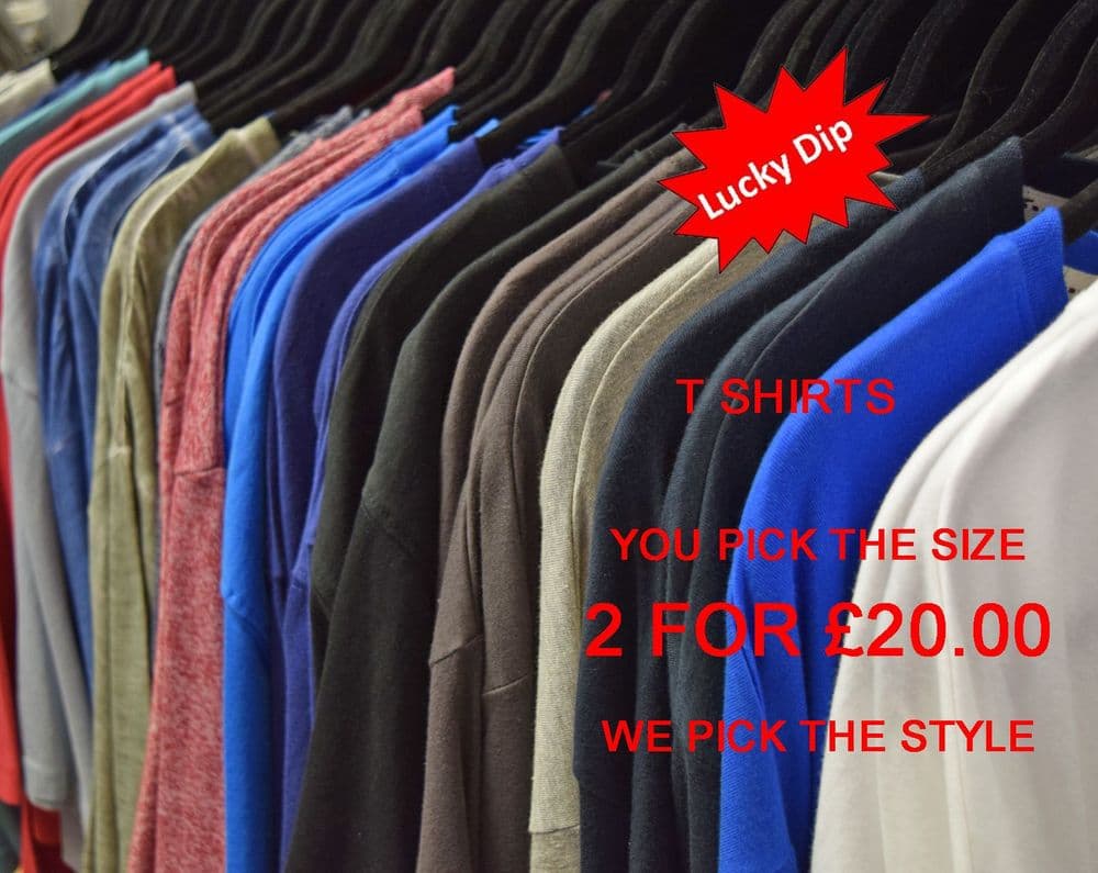 LUCKY DIP T SHIRTS (2 for £20)