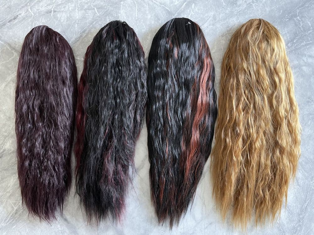 20" Deep Pondo Curly Synthetic Draw string Ponytail