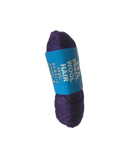 Brazilian Hair Wool - For Braids, Twists, Crochet, Knitting Yarn - Purple Colour BULK DISCOUNTS